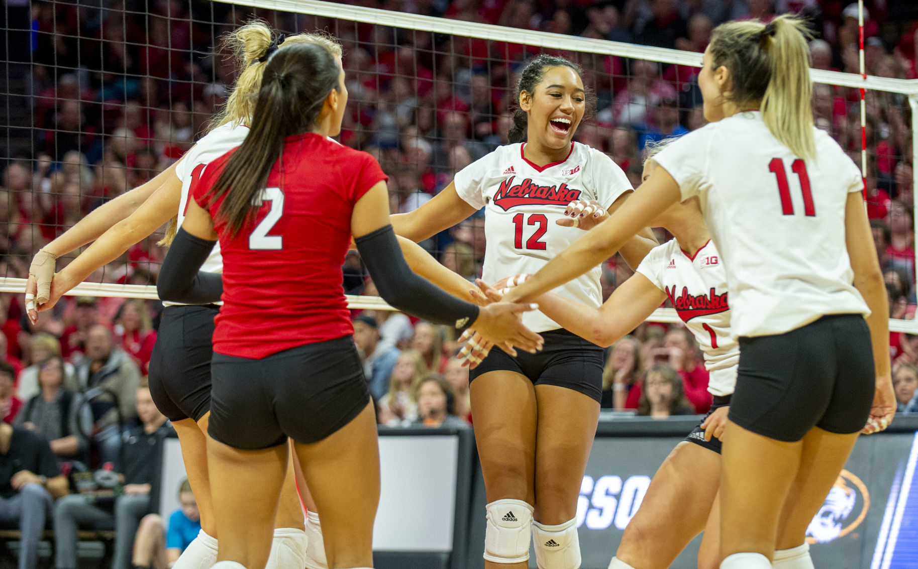 Nebraska volleyball vs. Missouri, 12.7